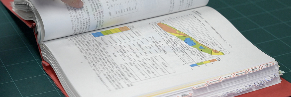 これまでの業務を通して、膨大な長野県全域の地質・地盤データを収集しています。